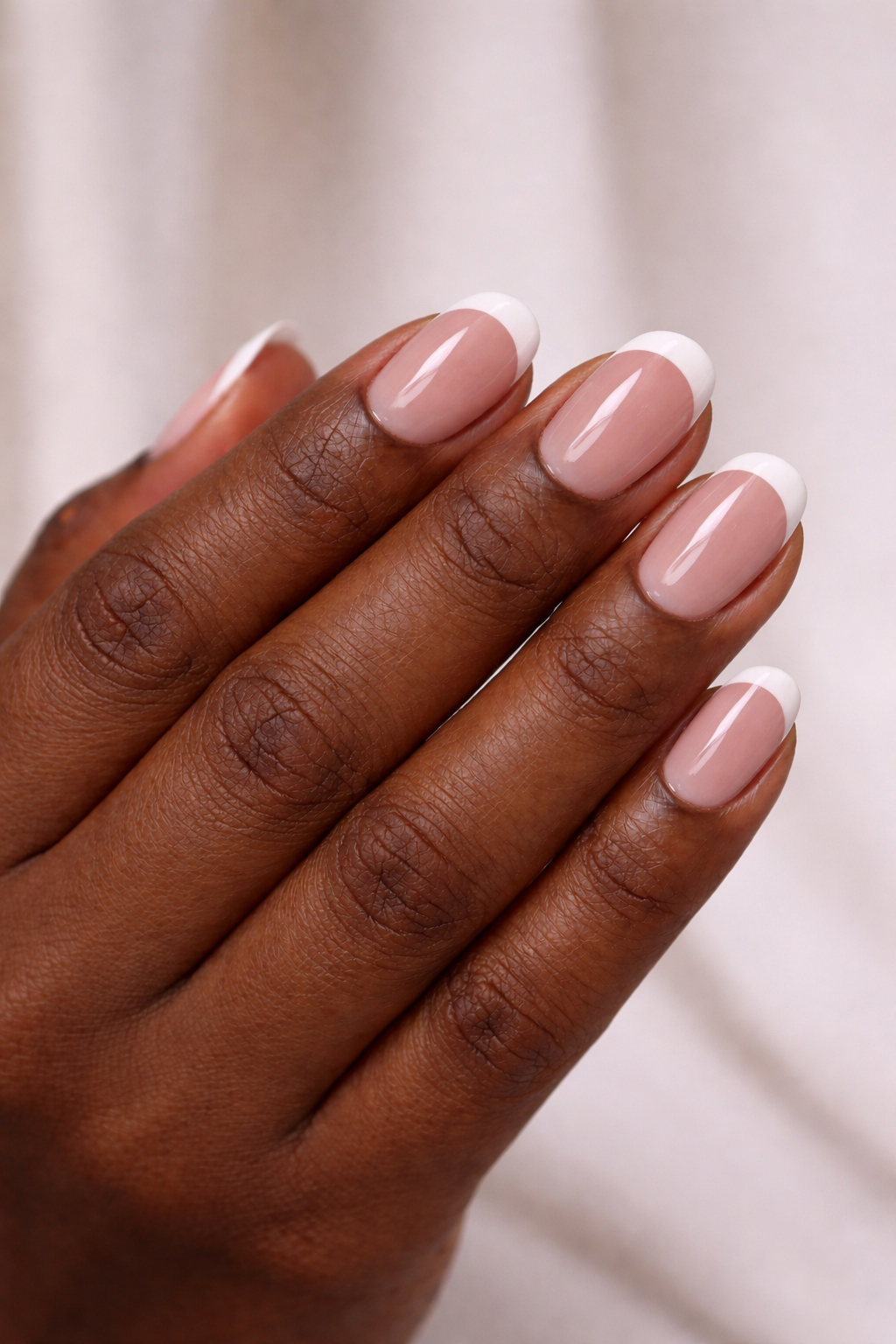 French manicure example at Cathy's Nails, Raleigh Memphis